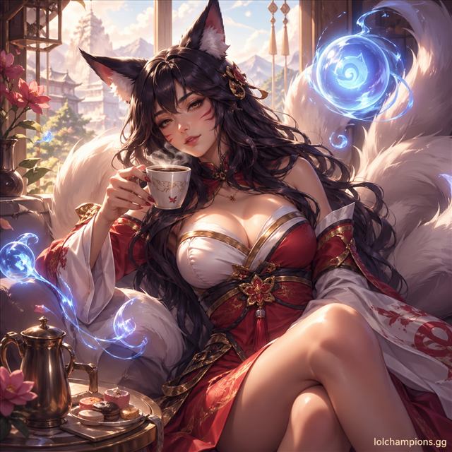 Ahri fan art for League of Legends