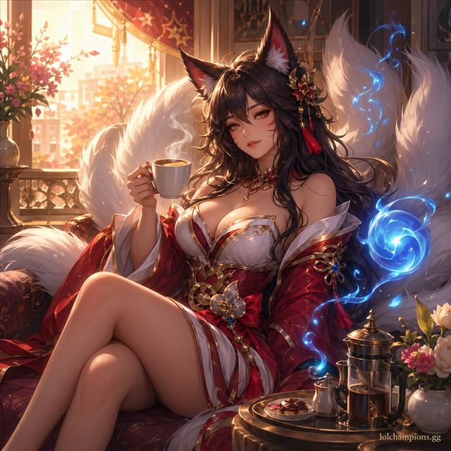 Ahri fan art for League of Legends