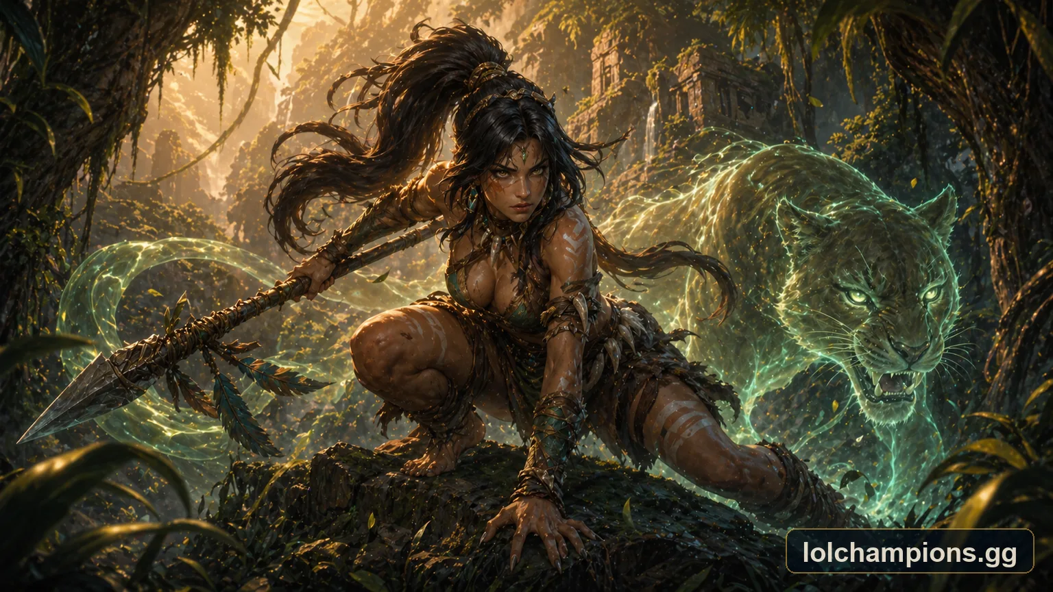 Nidalee fan art by lolchampions.gg